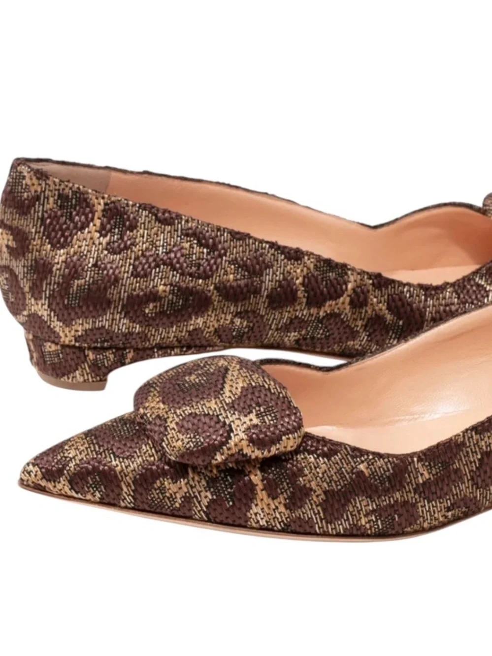 RUPERT SANDERSON LONDON AGA BALLET FLATS